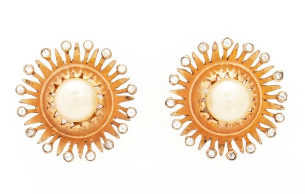 Claire Trevor - Lot ##328 - Earrings from "Born to Kill" by Joseff