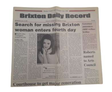 Gift - Gift, The (2000) Katie Holmes Newspaper