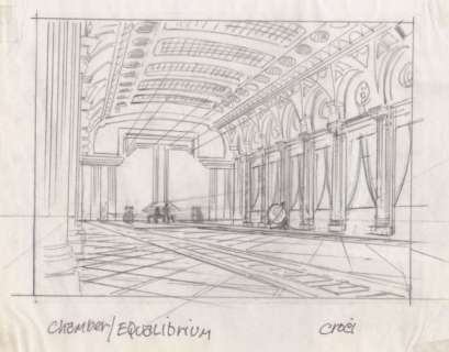 Collection of 10 Production Drawings from Equilibrium | Blacksparrow