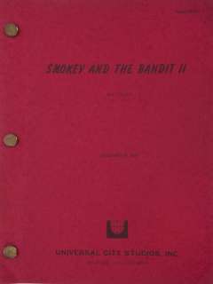 Lot 359 - Burt Reynolds | "Smokey And The Bandit II" Script