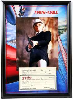 AMENDED DESCRIPTION - James Bond A View To A Kill (1985) A prop cheque for the account of Max Zorin… | Ewbank’s