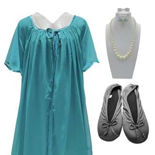 Lot ? - Dark Harvest Donna Shepard’s Elizabeth Reaser Negligee, Robe, Necklace, Earrings & Slippers | VIP Fan Auctions