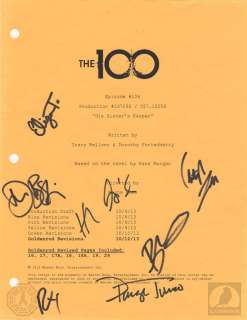 The 100 "His Sister’s Keeper" Script Cover Page Signed by 7 Cast Members | Blacksparrow