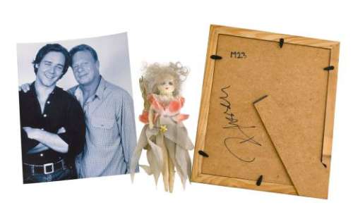 The cloth ’angel’ doll used to decorate the Christmas tree in the film, The Sum of Us (1994), featuring Russell Crowe and Jack Thompson | Smith&Singer