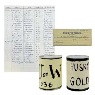 The Boys in the Boat Coach Al Ulbrickson’s Joel Edgerton Donation Can Set, Check & List | VIP Fan Auctions