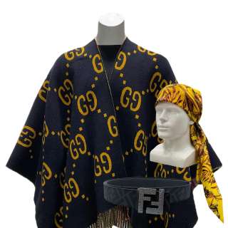 Lot #102: The Underdoggs Jaycen Snoop Dogg Screen Worn Poncho, T-Shirt, Belt & Scarf Ch 2 Sc A24-26