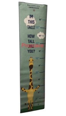 Resident Evil: Welcome to Raccoon City: Orphanage Growth Chart (Screen Used,COA)