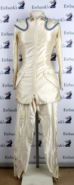 Buck Rogers in the 25th Century.- Original two piece cream Colonel Wilma Deering costume, , as worn… | Ewbank’s