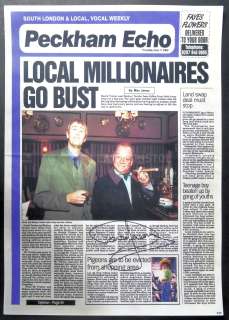 ONLY FOOLS & HORSES - LOCAL MILLIONAIRES GO BUST - SIGNED POSTER | Auctioneum Ltd