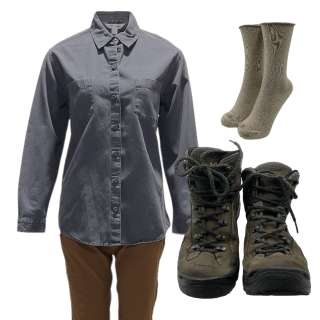 Civil War Lee Kirsten Dunst Screen Worn Shirt, Pants, Socks & Lace-Up Boots Ch 2 Sc 2-18 | VIP Fan Auctions