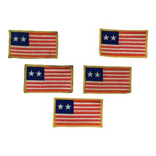 Civil War Production Used 5 Flag Patches | VIP Fan Auctions