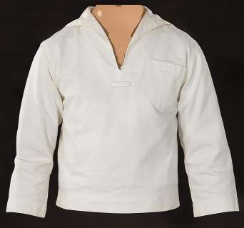 Lot 730 - Steve McQueen "Jake Holman" white naval shirt and shorts from The Sand Pebbles.