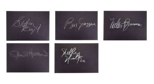 What‘s My Line? - "Mystery Guest" Chalk Signatures Group (A)