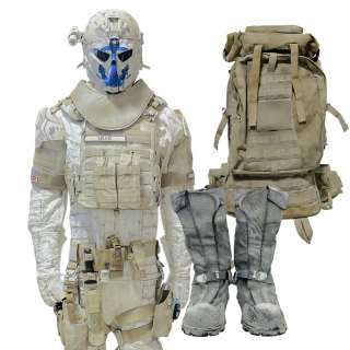 Snowpiercer Admiral Milius (Played By Clark Gregg) Screen Worn Body Armor, Tactical Vest, Snowsuit, Neck Collar, Forearm Cover, Gloves, Harness Belt, Tactical Helmet, Boots, Knee Pads & Tactical Backpack Ep 402-407 | VIP Fan Auctions