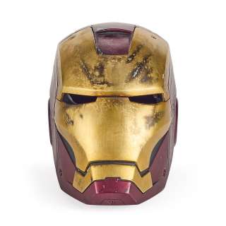 "Iron Man" MK3 Stunt Helmet from Iron Man - Studio Auctions COA | Goldin