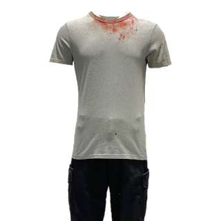 Resident Evil Welcome to Raccoon City (2021) Chris Redfield (Robbie Amell) Screen Worn T-Shirt & Pants Stg 3 | VIP Fan Auctions