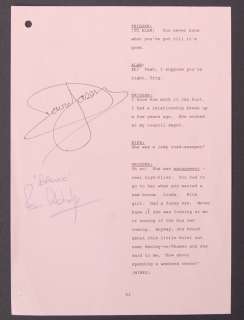 ONLY FOOLS & HORSES - DUAL AUTOGRAPHED SCRIPT PAGE | Auctioneum Ltd