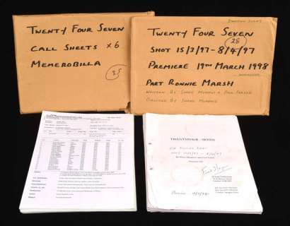 Twenty Four Seven (1997), Frank Harpers Original Signed Shooting Script; Call Sheets, and… | Ewbank’s