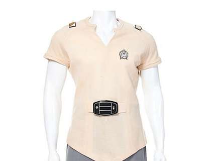 Star Trek Costume HERO CAPTAIN KIRK SCREEN USED UNIFORM: William Shatner STMP | eBay US (Buy It Now)