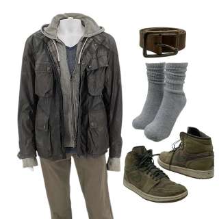 I Am Number Four John (Alex Pettyfer) Screen Used Coat, Jacket, Shirt, Pants, Belt, Socks & Shoes Ch 12 Stage 2 | VIP Fan Auctions