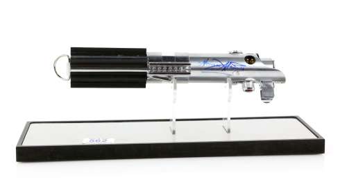 Star Wars - Luke Skywalker Episode IV A New Hope Replica lightsabre made by Norman Harrison and sign | Ewbank’s