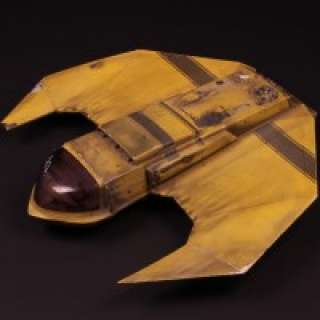 Blake‘s 7 - Spaceship filming miniature - Aftermath