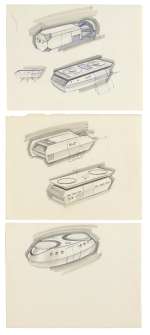 Three original sketches from "Star Trek" | Bonhams