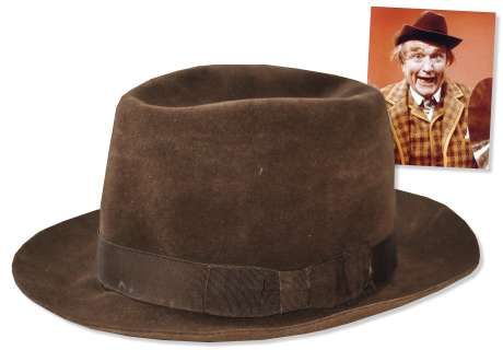 Red Skelton Famous Brown Derby Hat Worn as ’’Clem Kadiddlehopper’’ on ’’The Red Skelton Show’’ | Nate Sanders