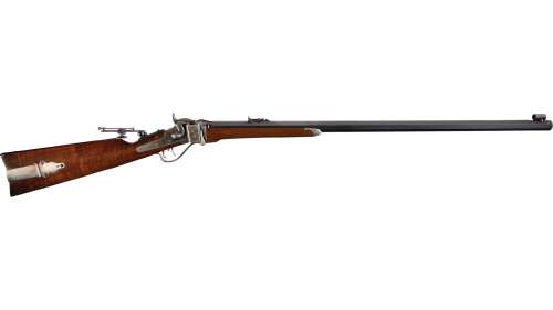 Quigley Down Under - Lot #1066 - "Quigley Down Under" Documented Shiloh-Sharps Model 1874 Rifle - Both Iconic and Historic Tom Selleck Documented Shiloh-Sharps Model 1874 Single Shot Falling Block Rifle that was used in the Motion Picture "Quigley Down Under" with Factory Letter and Accessories