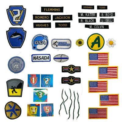 Power Rangers Production Used x3 Power Rangers 1993 Patches, x4 Misc Power Ranger TV Series Patches, x4 Light Speed Rescue Patches, x18 Misc Military Patches, x5 Green Military Uniform Pieces, x5 Paper Cut Out Badge Designs & x1&hellip; | VIP Fan Auctions