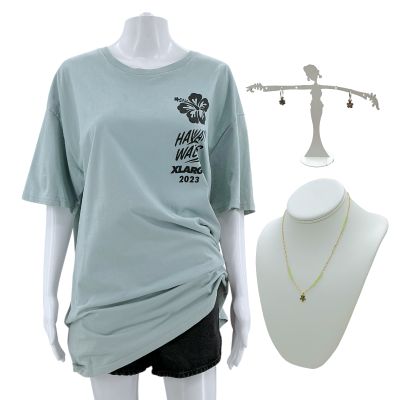 The Wrecking Crew Haunani Palakiko Screen Worn T-Shirt, Shorts, Necklace & Earrings Ch 3 Sc 41 | VIP Fan Auctions