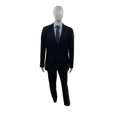 Lot 192: Crime 101 Tillman Screen Worn Suit Jacket, Button-Up Shirt, Suit Pants & Tie Ch 5 Sc 102 | VIP Fan Auctions