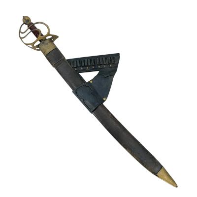 Lot 213: The Bluff Connor Screen Used Rubber Sword, Scabbard & Sword Holster | VIP Fan Auctions