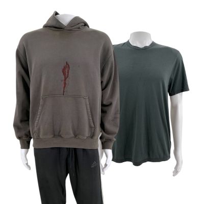 Lot 53: Poker Face Season 2 Juice (James Ransone) Screen Worn Hoodie, Shirt & Track Pants Ch 3 Sc 81-41 Stage 1 Ep 207 | VIP Fan Auctions