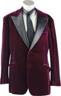 Ballers - Spencer‘s Custom ALBA Red Velvet Blazer and Black Tie....