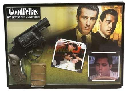 Lot 114 - Goodfellas (1990) - Ray Liotta Smith & Wesson Model 36 And Lighter Display