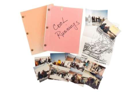 Lot #162 : "Cool Runnings" Original Scripts and Photographs