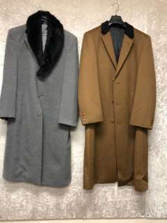 "Superheroes Show" - 1 fur lined long grey coat & 1 brown Malcolm Merlyn long coat | Direct Liquidation