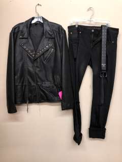 "Superheroes Show" Season 4 EP 3 #2 Hero Punk outfit - includes jacket/ pair of jeans w/ belt | Direct Liquidation