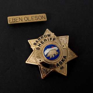 Lot 3 - 30 Days of Night - Eben Oleson’s (Josh Hartnett) Badge & Name Tag – 27-28