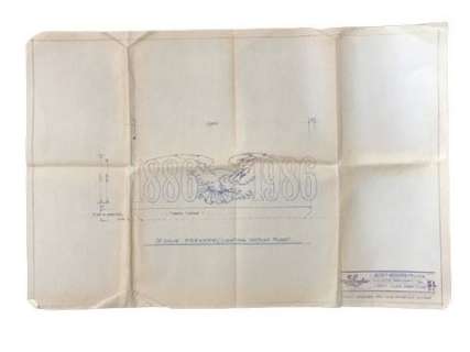Lot 611 - Liberty Weekend ‘86 Liberty Island Float Blueprints