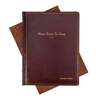 Eleanor Parker "Mary Stuart Cherne" Book Bound Presentation Script for Many Rivers to Cross. | Bonhams