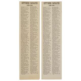 A Gone with the Wind Prop Casualty List | Bonhams