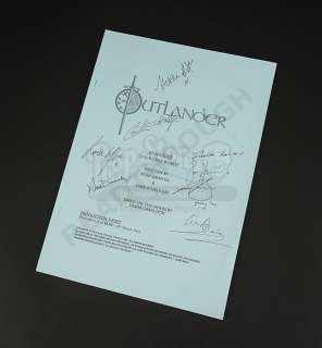 Outlander - Lot 11 - Outlander Charity Script Auction - Maria Doyle Kennedy‘s Cast Autographed Script - Episode 502 ‘Joy To The World‘ Blue Draft