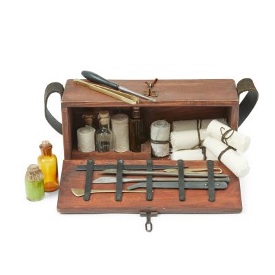 Outlander | A portable medical box, used by Claire First seen Season 3, Episode 9, ’The Doldrums’ (Qty) | Bonhams