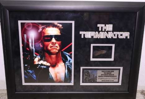 The Terminator Lock of Hair From Makeup Used in Film | GWS Auctions