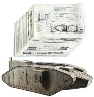 THE LEAGUE OF EXTRAORDINARY GENTLEMEN (2003) - Lot 466 - Bank Robbery Model Miniature Tank with Blueprints