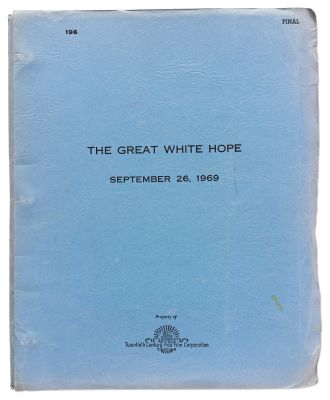Screenplay for the 1970 Film ’’The Great White Hope’’ | Nate Sanders
