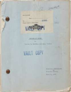 Dinner at Eight Original MGM Vault Copy Script. ... | Heritage