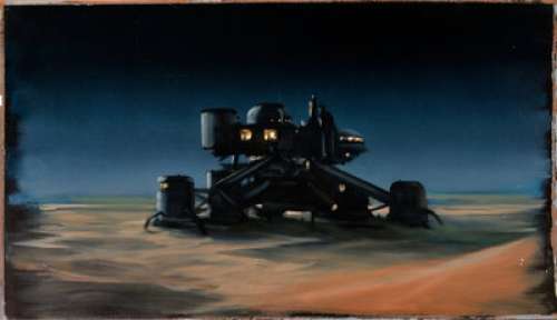 Star Trek: The Next Generation Matte Painting of Velara III For Episode "Home Soil" (Paramount TV, 1987-1994). | Heritage